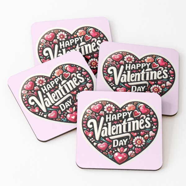 Item preview, Happy Valentine's Day, heart designed and sold by Abstractionaly.