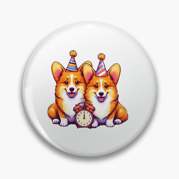 Item preview, Corgi Countdown: Pups Ready for Midnight Magic designed and sold by EpicPaws.