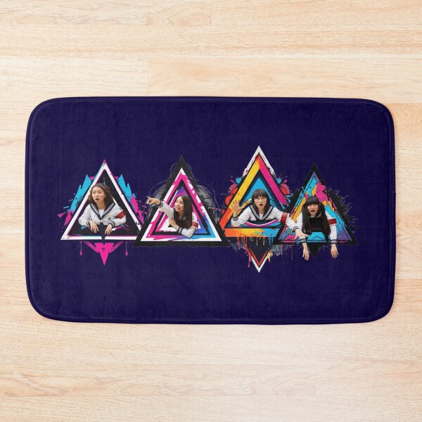 Item preview, Atarashii Gakko!, Psychedelic Triangles, Fan Art Logo designed and sold by Burn-Ego.