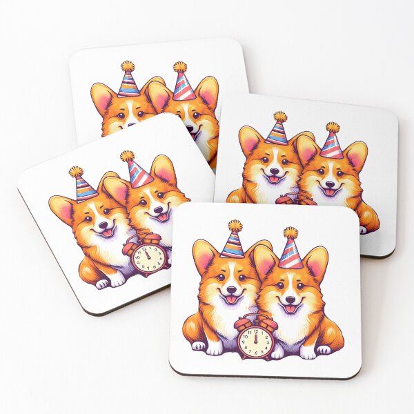 Item preview, Corgi Countdown: Pups Ready for Midnight Magic designed and sold by EpicPaws.