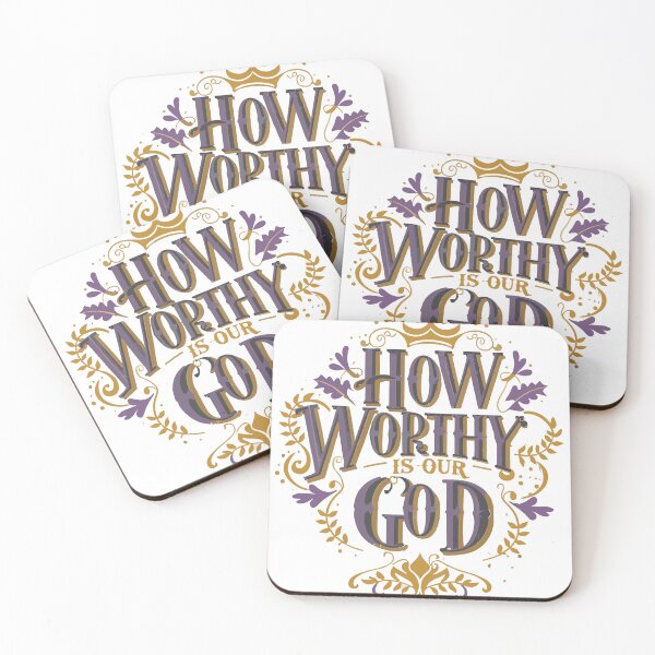 Item preview, How Worthy is Our God 16 designed and sold by HahaHandlesHub.