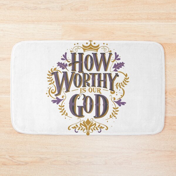 Item preview, How Worthy is Our God 16 designed and sold by HahaHandlesHub.