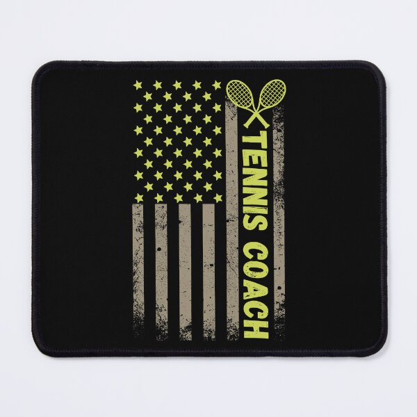 Item preview, Tennis Coach American Flag designed and sold by KrisRubinArt.