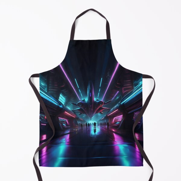 Item preview, Galactic Hub: Neon Dreamscape at the Space Station designed and sold by RevGens.