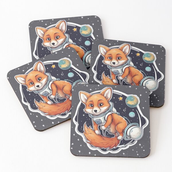 Item preview, A fox in space designed and sold by SOVA-STYLE.
