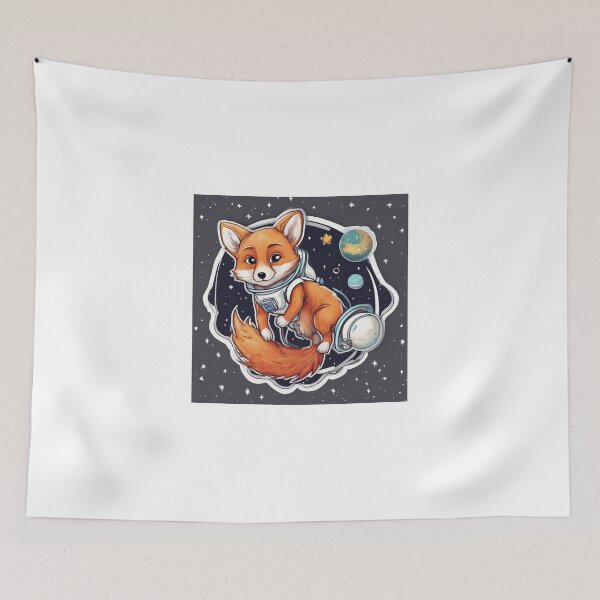 Item preview, A fox in space designed and sold by SOVA-STYLE.