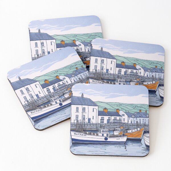Item preview, Cornish Fishing Harbour,  designed and sold by Frame of Mind .