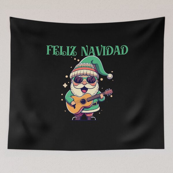 Item preview, Feliz Navidad Santa designed and sold by SeasonXpress.