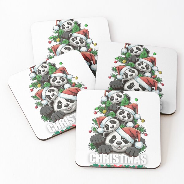 Item preview, Merry Christmas panda is a festive greeting that expresses the joy, warmth and kindness associated with the holiday season designed and sold by Studio-wzory.