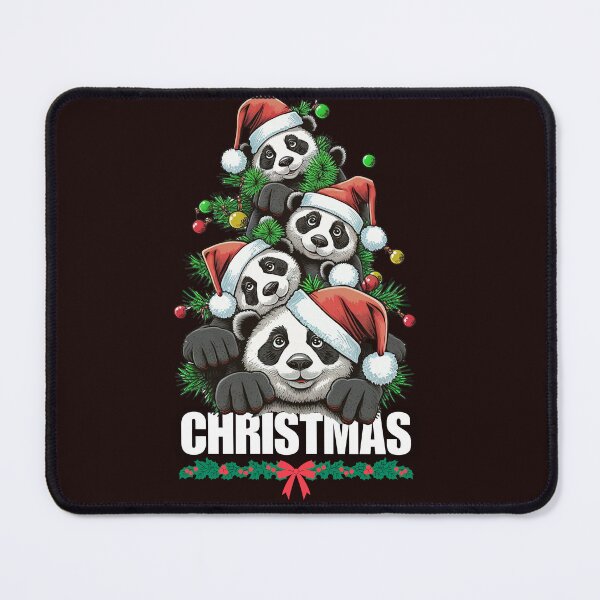 Item preview, Merry Christmas panda is a festive greeting that expresses the joy, warmth and kindness associated with the holiday season designed and sold by Studio-wzory.