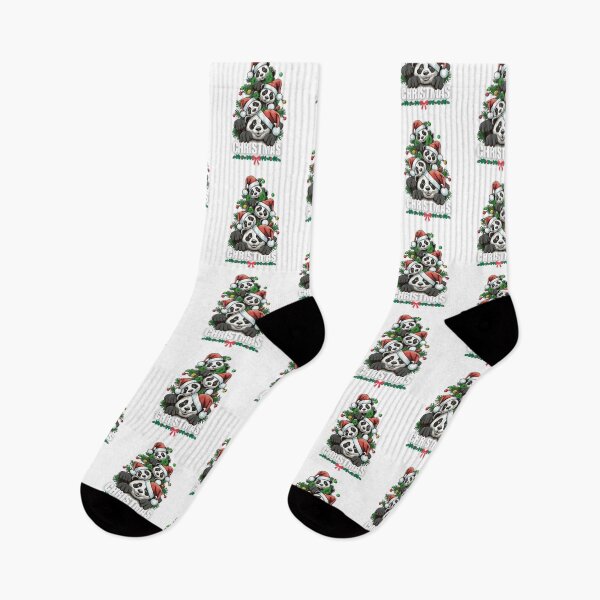 Item preview, Merry Christmas panda is a festive greeting that expresses the joy, warmth and kindness associated with the holiday season designed and sold by Studio-wzory.