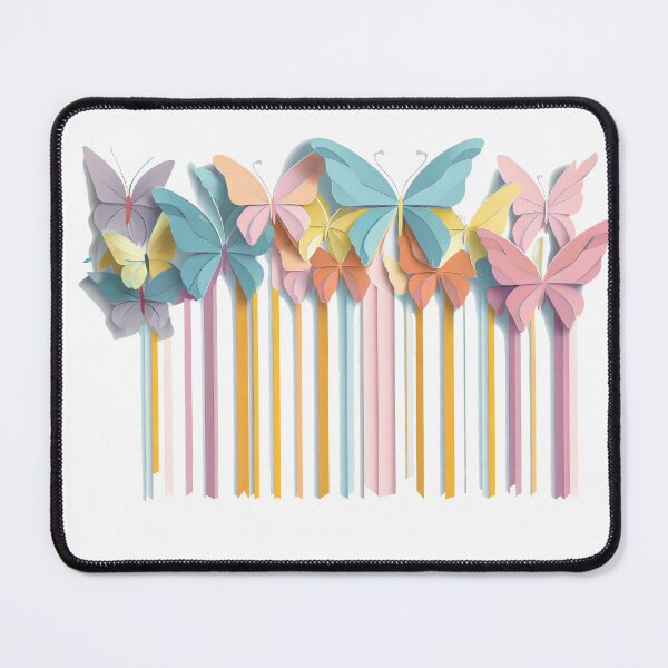 Item preview, Pastel Paper Butterflies with Ribbons designed and sold by SGillum.