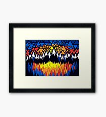 Triangulated Location Framed Print