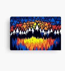 Triangulated Location Canvas Print