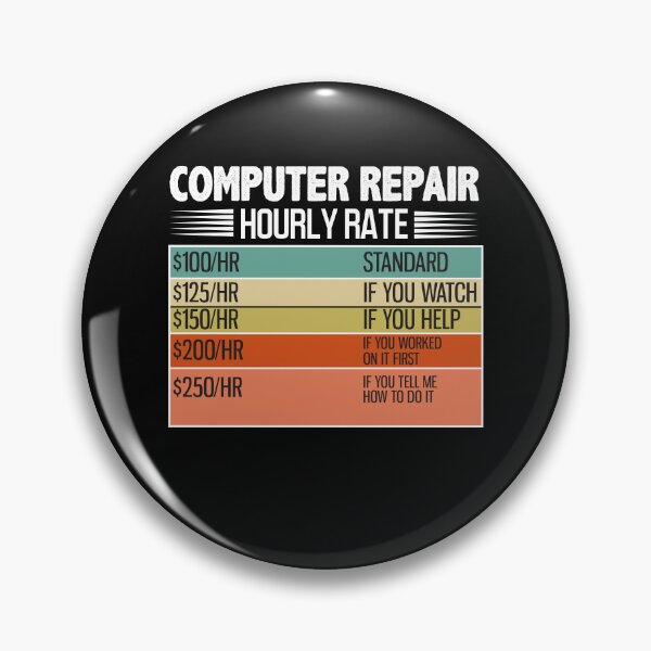 Item preview, Computer Repair Hourly Rate designed and sold by TomxDesign.