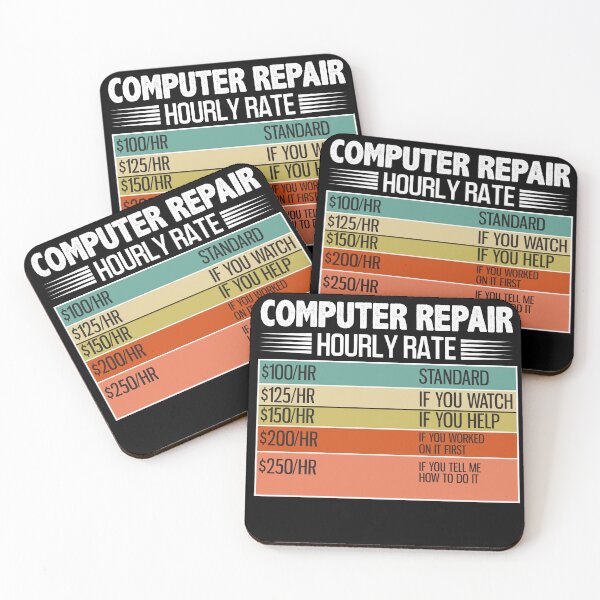 Item preview, Computer Repair Hourly Rate designed and sold by TomxDesign.