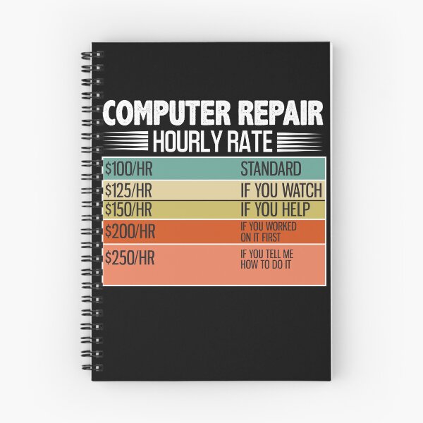 Item preview, Computer Repair Hourly Rate designed and sold by TomxDesign.
