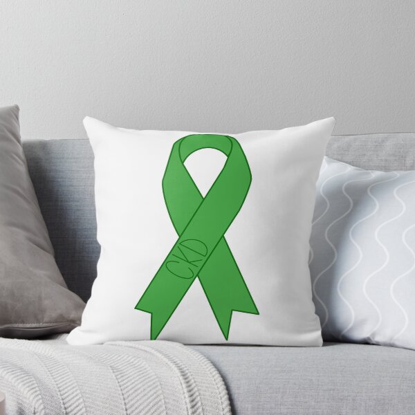 Item preview, Green Ribbon for Chronic Kidney Disease  designed and sold by xxluvcarole.