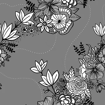 Artwork thumbnail, Flower pattern #20 by Patternifly