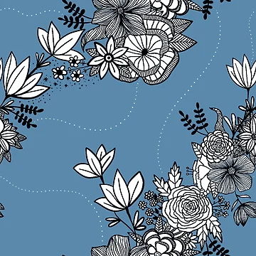 Artwork thumbnail, Flower pattern #21 by Patternifly
