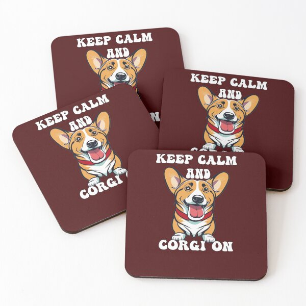 Item preview, Corgi Funny Saying, Keep Calm and Corgi On Cute Dog designed and sold by tamdevo1.