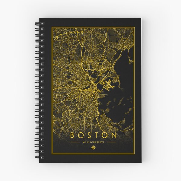 Item preview, Boston Map designed and sold by feether-store.