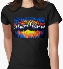 Triangulated Location Women's Fitted T-Shirt
