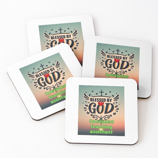 Item preview,  BLESSED BY GOD SPECIALIST TEACHING ASSISTANT designed and sold by carlos crane.