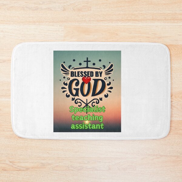 Item preview,  BLESSED BY GOD SPECIALIST TEACHING ASSISTANT designed and sold by carlos crane.