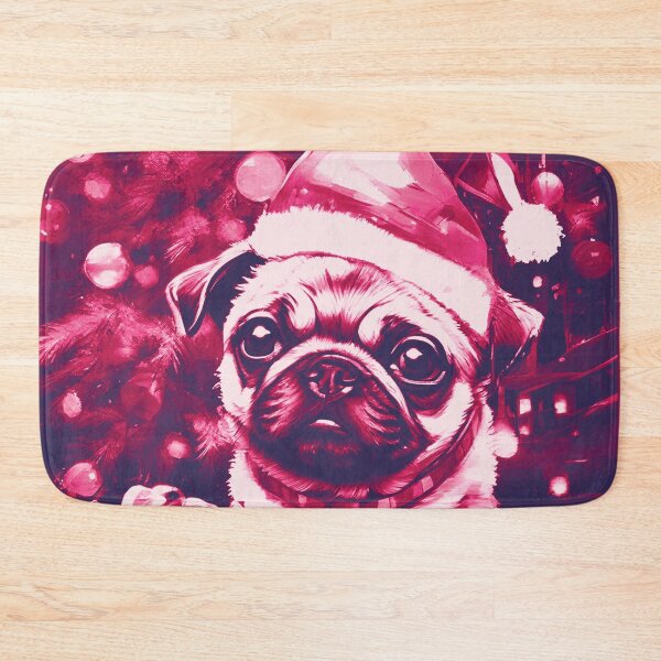 Item preview, Pug HAPPY HOLIDAYS 97 MERRY CHRISTMAS PUGGY HOLIDAYS designed and sold by RedBluffTraders.