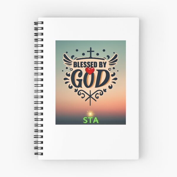 Item preview, BLESSED BY GOD STA designed and sold by carlos crane.