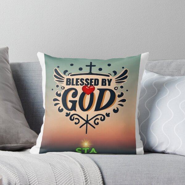 Item preview, BLESSED BY GOD STA designed and sold by carlos crane.