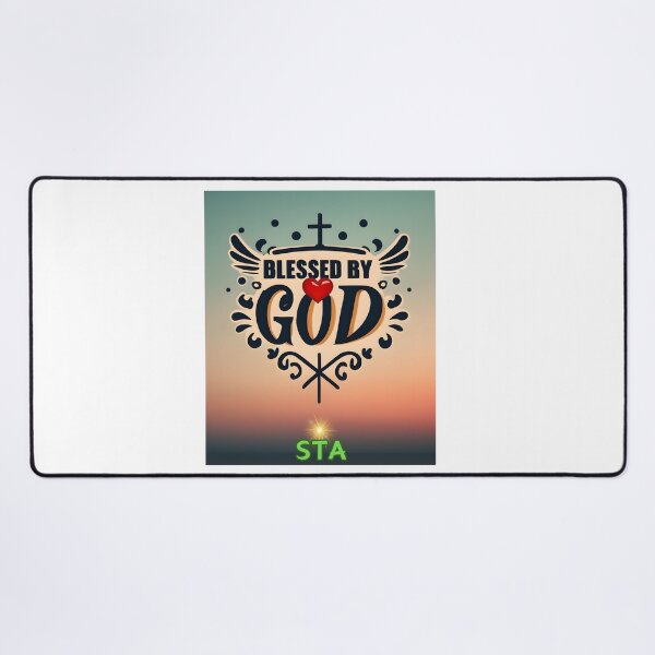 Item preview, BLESSED BY GOD STA designed and sold by carlos crane.