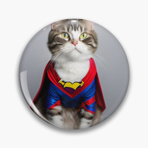 Item preview, The cat is a superhero designed and sold by SOVA-STYLE.