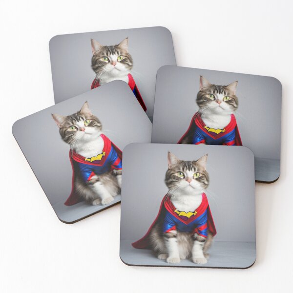 Item preview, The cat is a superhero designed and sold by SOVA-STYLE.