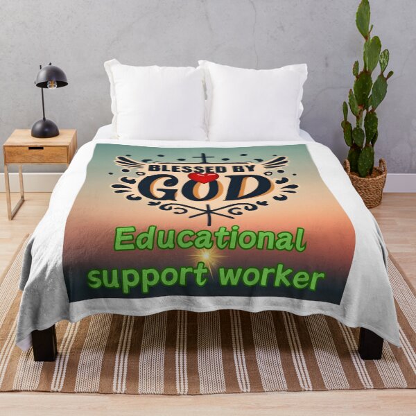 Item preview,  BLESSED BY GOD EDUCATIONAL SUPPORT WORKER designed and sold by carlos crane.