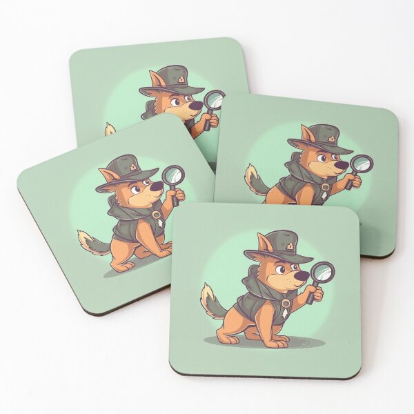 Item preview, Detective Doggo designed and sold by Midnight Garden.