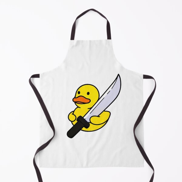 Item preview, Rubber duck holding a KNIFE designed and sold by babu-babu-.