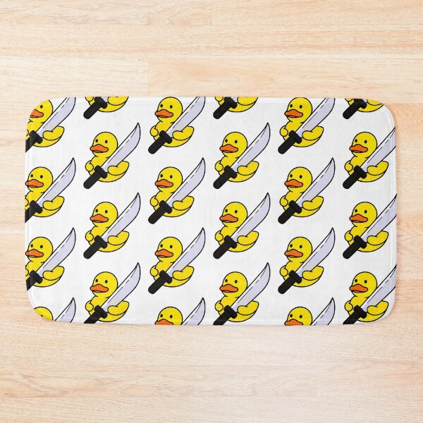 Item preview, Rubber duck holding a KNIFE designed and sold by babu-babu-.