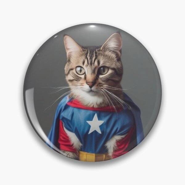 Item preview, The cat is a superhero designed and sold by SOVA-STYLE.