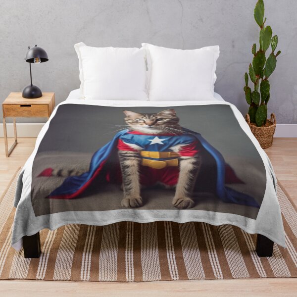 Item preview, The cat is a superhero designed and sold by SOVA-STYLE.