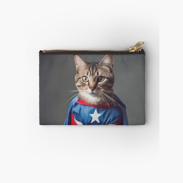 Item preview, The cat is a superhero designed and sold by SOVA-STYLE.