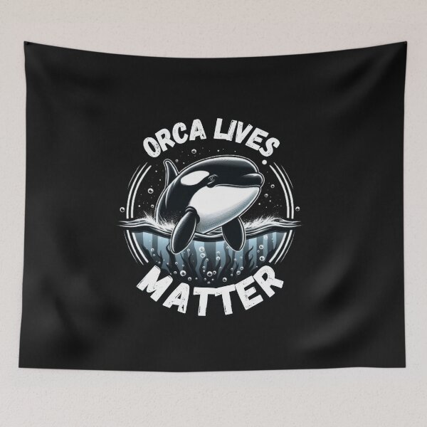 Item preview, Orca Lives Matter: Support the Conservation of Killer Whales with Our Shirt"   designed and sold by Clothesbest.