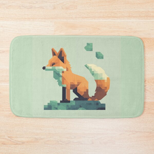 Aperçu de l'œuvre Pixelated Fox créée et vendue par Midnight Garden.