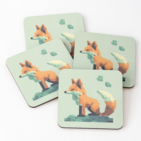 Artikelvorschau, Pixelated Fox entworfen und verkauft von Midnight Garden.