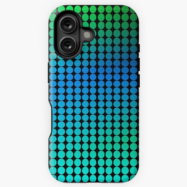 Vista previa del artículo con la obra «Puntos aguamarina, verde, azul», diseñado y vendido por NYWA-ART.