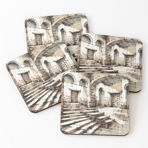 Item preview, Whispers of the Ancient Library Hall designed and sold by PictorialWhimsy.