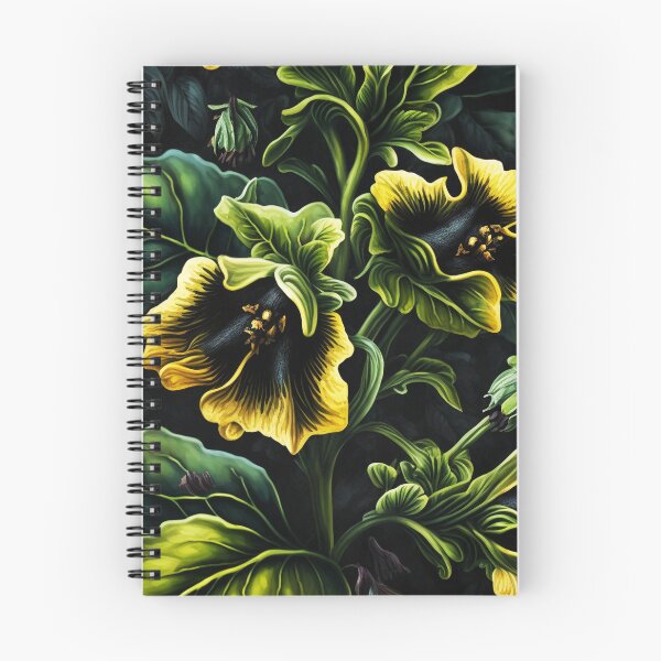 Item preview, Black Henbane Witchy Dark Botanical Print designed and sold by StygianVintage.