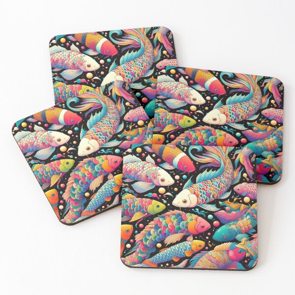 Item preview, Oceanic Bliss: Fish Pattern Delight designed and sold by ProjectNoah.