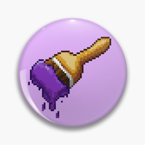 Item preview, Neopet Purple Paint Brush Pixel Art designed and sold by AyrosArts.